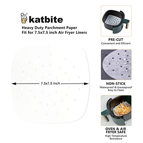 Katbite 200Pcs 9x13 inch Heavy Duty Unbleached Parchment Paper, Parchment  Paper Sheets for Baking Cookies, Cooking, Frying, Air Fryer, Grilling Rack,  Oven(9x13 Inch)