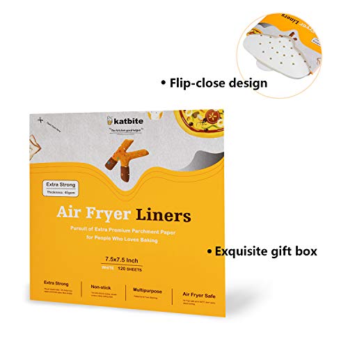  Air Fryer Paper Liners,Baking Parchment Paper, 120pcs