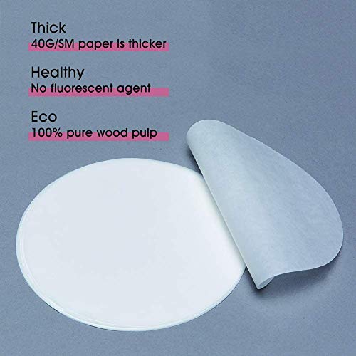 Katbite Heavy Duty Parchment Rounds 8 Inch 200 Pcs, Parchment Paper Rounds  Available, Uses for Cake Baking, Air Fryer Liners