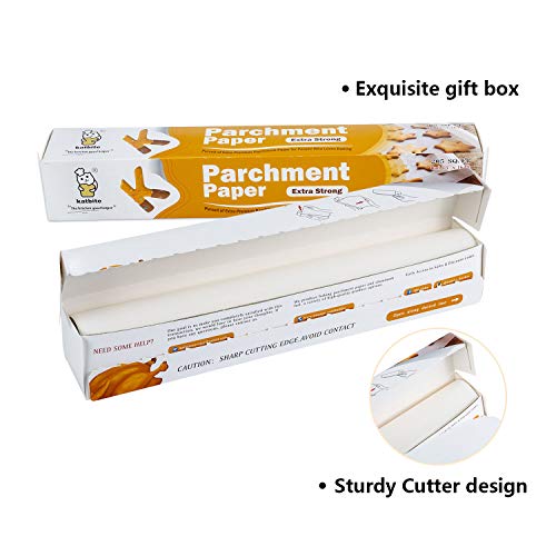 Katbite 100 Pcs Parchment Paper Sheets,16x24 Inches Non-Stick