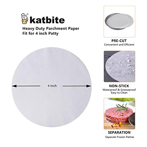  Katbite Heavy Duty Parchment Rounds 8 Inch 200 Pcs