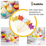 Katbite Silicone Cupcake Baking Cups 24 Pack, Heavy Duty Silicone Baking Cups, Reusable & Non-stick Muffin Cupcake Liners for Party Halloween Christmas