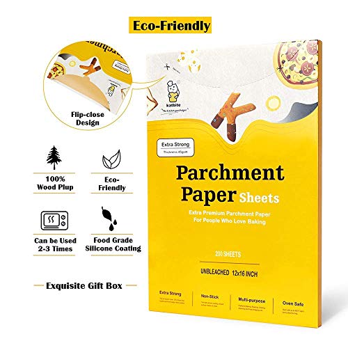 200 Commercial Parchment Paper Pan Liners 12 X 16 Half Sheet