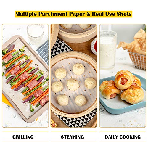 Katbite 200PCS 12x16 In Heavy Duty Flat Parchment Paper, Parchment Paper  Sheets for Baking Cookies, Cooking, Frying, Air Fryer, Grilling Rack